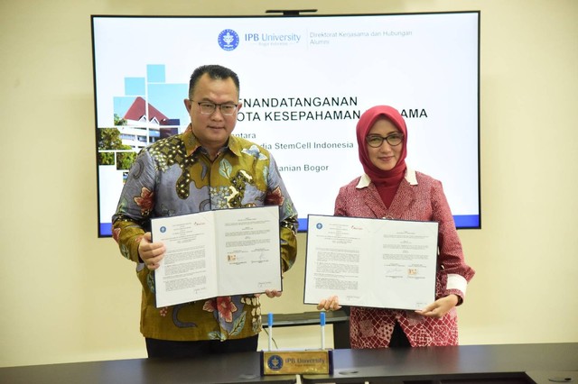 IPB dan PT Prodia Stem Cell Indonesia Jalin Kerjasama Perkuat Riset Stem Cell