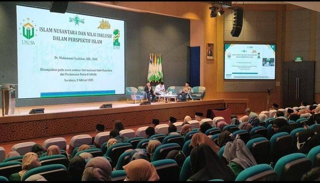 Seminar Internasional yang membahas Islam Nusantara dan Perdamaian Dunia, yang digelar Unusa.