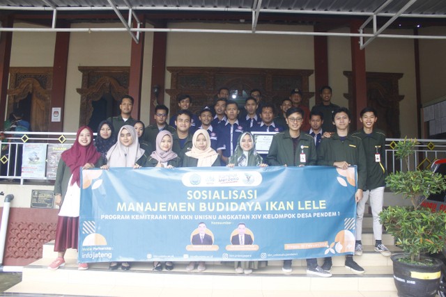 Seminar dan pelatihan manajemen budidaya ikan lele oleh kelompok KKN UNISNU Jepara Kelompok pendem 1