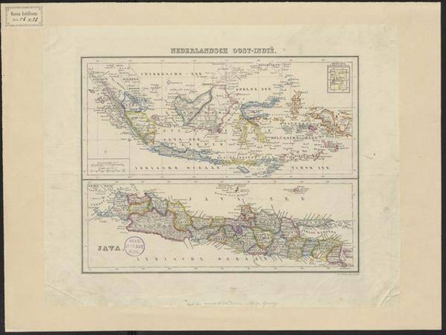 Peta wilayah Hindia Belanda. Foto: dok. KITLV