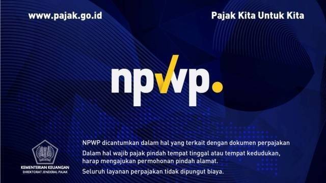 Ilustrasi NPWP. Foto: DJP