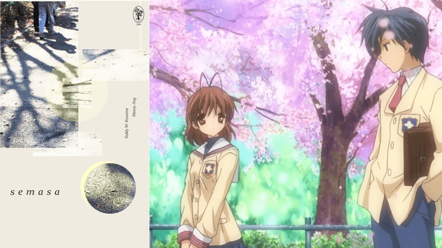 Buku Semasa dan Anime Clannad (sumber: goodreads dan tangkapan layar)