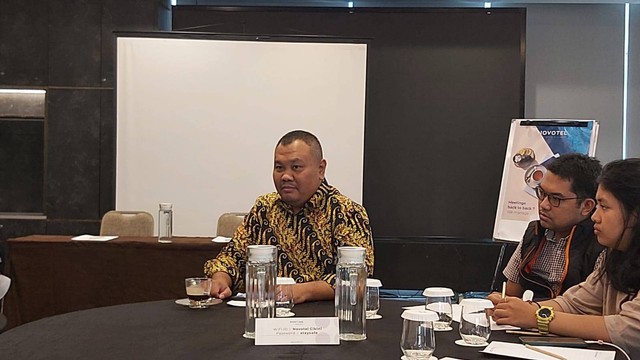 Pengamat politik Hendri Satrio di Novotel Cikini. Foto: Nadia Riso/kumparan