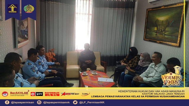 Seksi Binadik Lapas Permisan Ikuti Rapat Pelayanan Bama Upt Se Nk Cilacap 1335