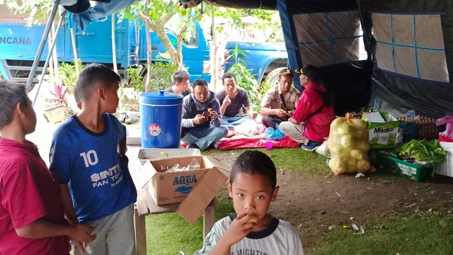 Warga di lokasi pengungsian. Foto: dok. BPBD Aceh Tengah