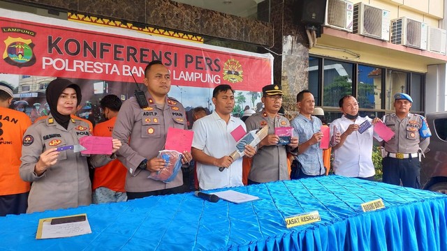 Selama Sebulan, Polresta Bandar Lampung Tangkap 22 Tersangka, 2 Orang Ditembak