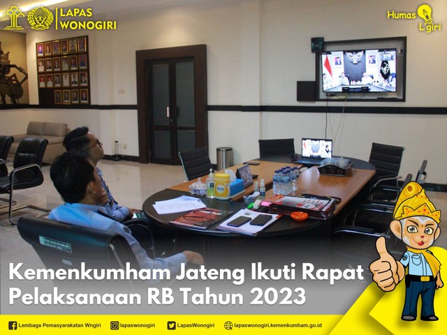 Kemenkumham Jateng Ikuti Rapat Pelaksanaan RB Tahun 2023 | Kumparan.com