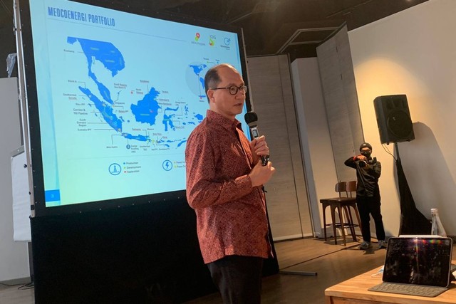 Dirut Medco E&P Indonesia, Ronald Gunawan, pada Energy Talk di Hotel Alila, Kamis (9/2/2023). Foto: Nabil Jahja/kumparan