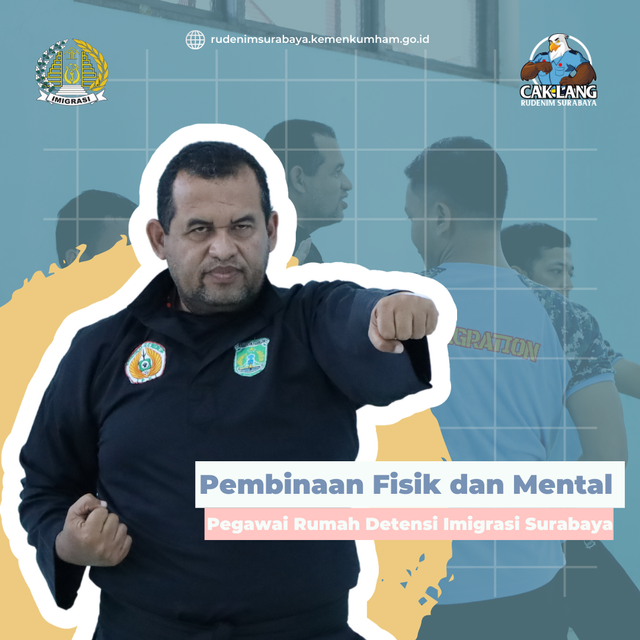 Pencak Silat Sebagai Bentuk Pembinaan Fisik dan Mental Pegawai Rudenim Surabaya