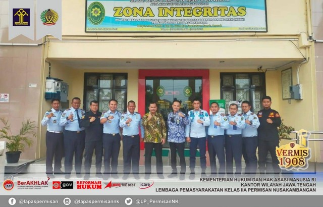 Plt Kalapas Permisan Bersama Ka UPT Se-Nusakambangan Sambangi Polresta ...