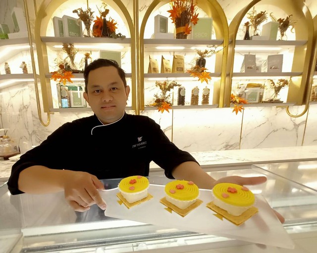 Chef Aji, pastry chef JW Marriott Surabaya. Foto: Masruroh/Basra