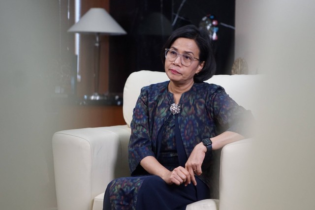 Menkeu Sri Mulyani untuk Game Changer kumparan. Foto: Iqbal Firdaus/kumparan