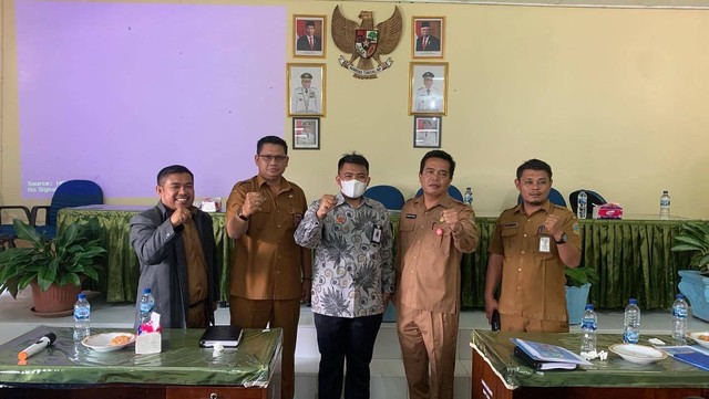 Penulis menjadi Narasumber Pencegahan Korupsi pada Anggaran Cabang Pendidikan di Dinas Pendidikan Provinsi Sumatera Utara. Foto: Dokumentasi pribadi