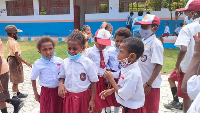 Sekolah di Distrik Muara Tami Kota Jayapura, Papua. Foto: Katharina/BumiPapua