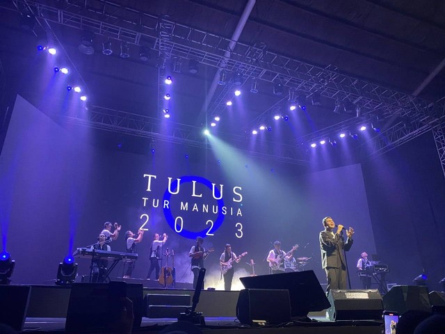 Konser Tulus 'Tur Manusia'. Foto: Dokumentasi Pribadi.