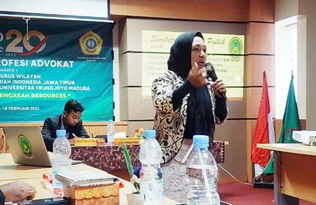 Dokumentasi APSI Kediri - Fatmah, S.Sy., M.H Sampaikan Teknik Sengketa Informasi dalam PPPA APSI Jatim