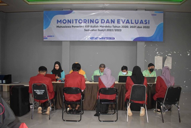 Pelaksanaan monitoring dan evaluasi mahasiswa penerima KIP Kuliah Merdeka di Universitas Muhammadiyah Banjarmasin