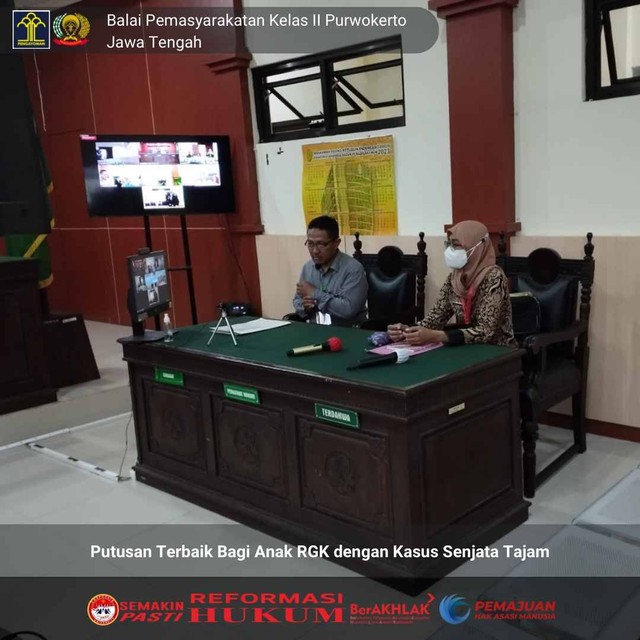 Sumber: Dokumentasi PK saat pendampingan anak di PN Banyumas