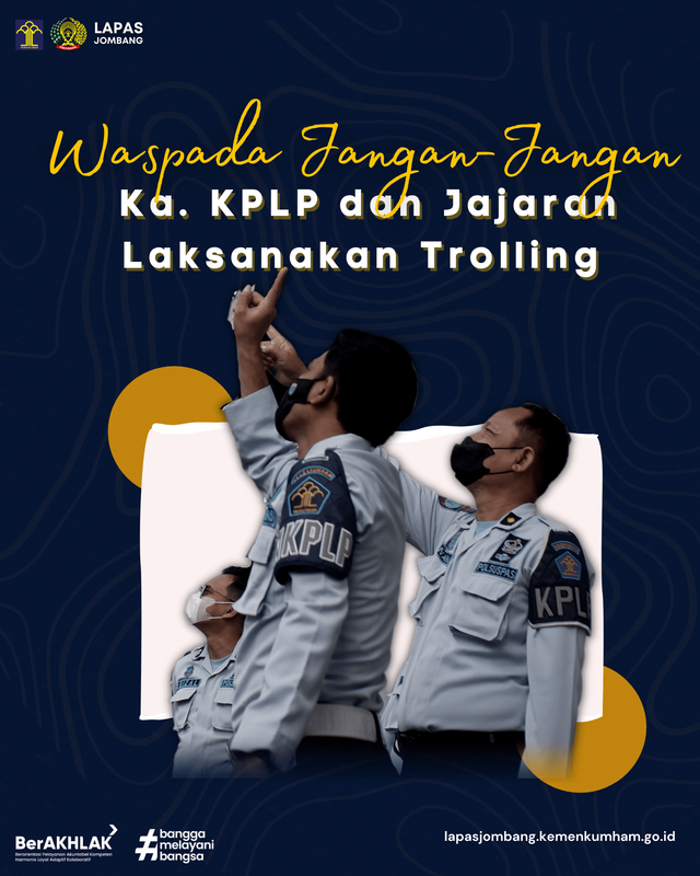 Ka. KPLP Jombang Kanwil Kemenkumham Jawa Timur Rutin Laksanakan Trolling