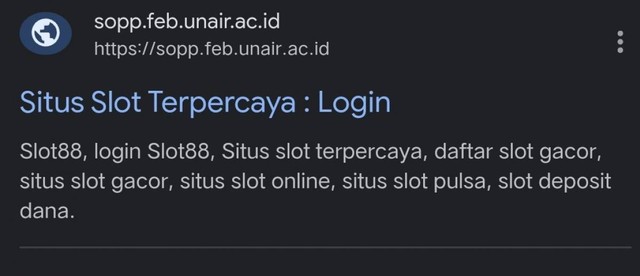 Viral, Website Unair dan UPN Veteran Surabaya Diretas Judi Slot