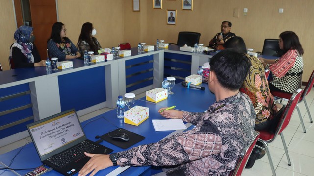 Diskusi seputar CMS antara KPPN Jakarta V dan Bank Himbara; Sumber : Humas KPPN Jakarta V