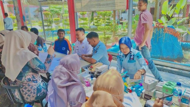 Kegiatan Skrining Kesehatan Kejiwaan Petugas dan WBP Lapas Idi, Sumber Dokumentasi: Humas Lapas Idi