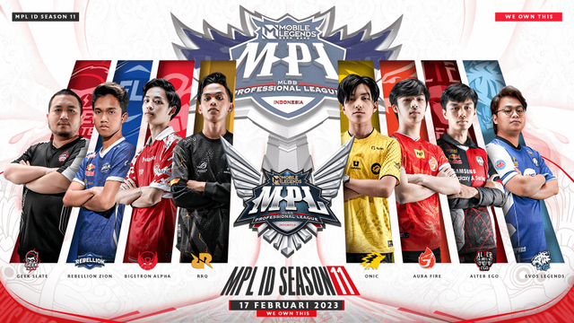 Tim peserta MPL ID Season 11. Foto: dok. MPL