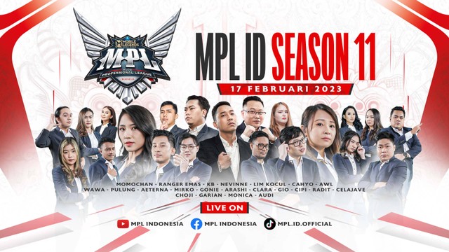 Tim peserta MPL ID Season 11. Foto: dok. MPL ID