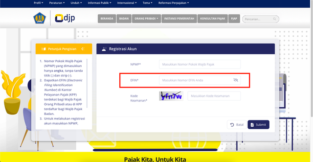 EFIN: Pengertian, Cara Daftar Dan Aktivasinya Secara Online | Kumparan.com