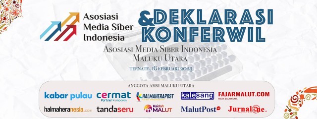 Deklarasi Asosiasi Media Siber Indonesia Perwakilan Maluku Utara. Foto: Istimewa