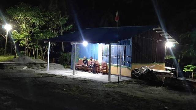 Salah satu rumah warga di Biak Numfor, Provinsi Papua. Foto: PLN Papua