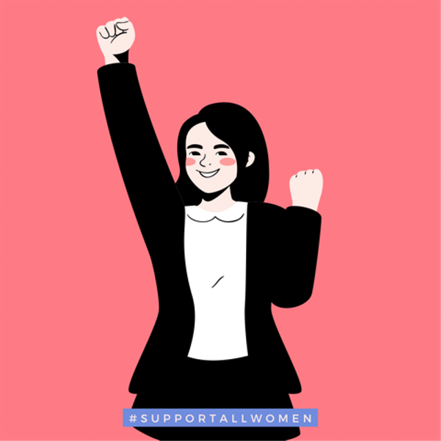 Ilustrasi tersebut memunculkan beberapa pemikiran mengenai pemahaman feminisme sebagai bentuk support terhadap perempuan. berdasarkan sumber gambar: dokumen milik pribadi 