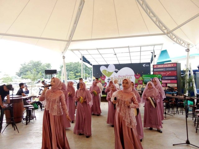 Kemeriahan Ramadan Dari Hati diisi dari nasadariah di Chillax, Jl. Sudirman, Jakarta Selatan pada Minggu siang (19/02/2023). Dok. Dompet Dhuafa