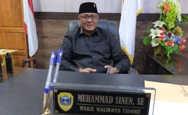 Wakil Wali Kota Tidore Kepulauan, Muhammad Sinen. Dok: cermat