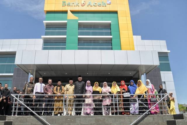 Ilustrasi gedung Bank Aceh Syariah di Takengon, Aceh Tengah. 