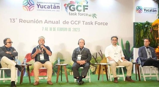 Akademisi UNMUL, Prof. Daddy Ruhiyat menjadi salah satu panelis pada The 13th Annual Meeting Governors Climate Forest Task Force (GCF-TF) di Kota Merida, Yucatan, Meksiko.