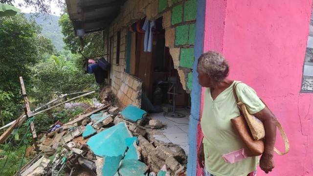 Kerusakan gempa Jayapura. Foto: istimewa