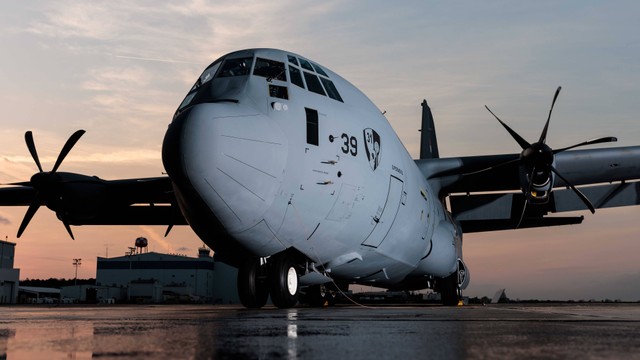 Wujud pesawat C-130 J Hercules pesanan TNI AU. Foto: Lockheed Martin