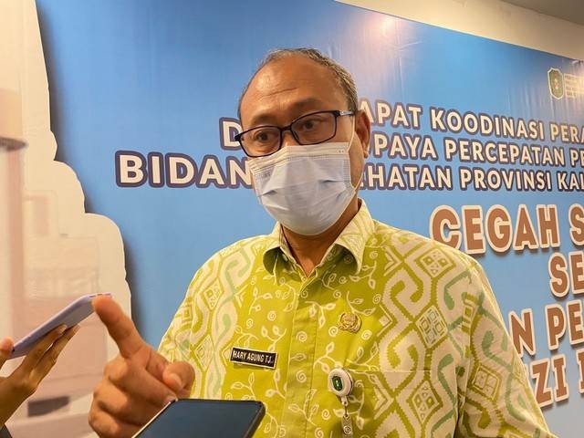 Kepala Dinas Kesehatan Provinsi Kalimantan Barat, Harry Agung Tjahyadi. Foto: Teri/Hi!Pontianak