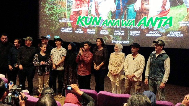 Penayangan Film Kun Ana Wa Anta di XXI Kota Kasablanka. Foto: Aprilandika Pratama/kumparan