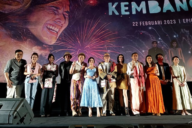 Konferensi pers Film Kembang Api di XXI Epicentrum, Jakarta, Rabu (22/2/2023).
 Foto: Giovanni/kumparan