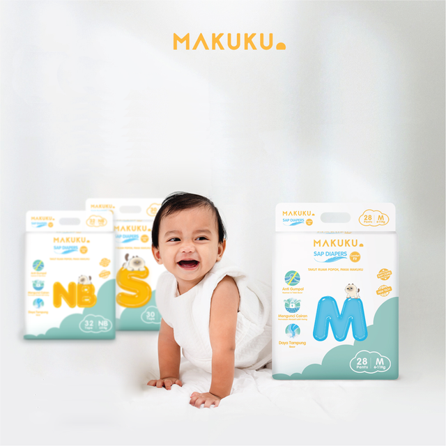 MAKUKU SAP Diapers yang bantu ibu bisa lebih hemat beli popok bayi. Foto: dok. MAKUKU