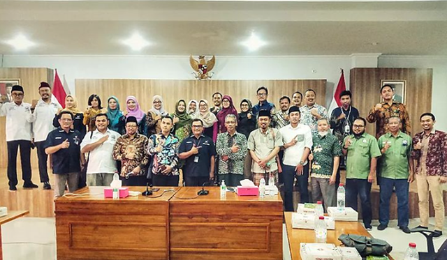Halal Center UM Surabaya dalam agenda kordinasi dengan berbagai lembaga (Dok/Foto/Humas)