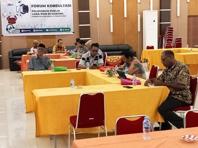 Loka POM Sorong mengadakan Focus Grup Discussion (FGD) di Kabupaten Sorong Selatan