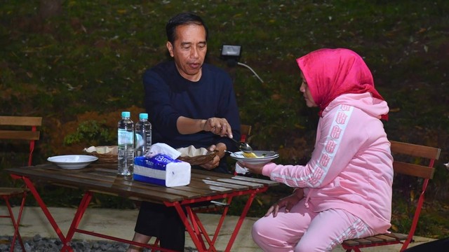 Presiden Jokowi dan Ibu Iriana menginap di IKN, Kamis (23/2/2023). Foto: Laily Rachev/Biro Pers Sekretariat Presiden