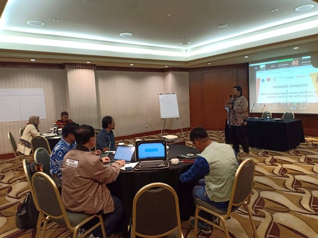 Kongres PRB sebagai penguat sinergitas dan fungsi keanggotaan dalam upaya membentuk peningkatan strategi Forum Penanggulangan Risiko Bencana di wilayah Jabodetabek. (Rabu, 22/2/2023)