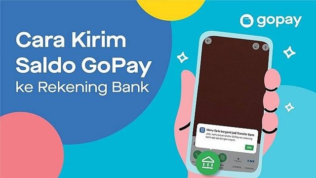 Ilustrasi cara menarik saldo GoPay ke rekening bank. Foto: GoPay
