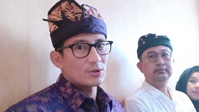 Sandiaga Uno di Kuta, Bali. Foto: Denita BR Matondang/kumparan