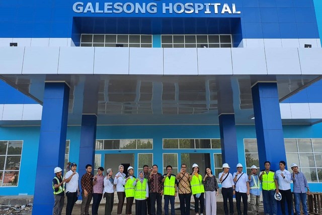 Pembangunan proyek RS Galosong, Takalar. Foto: Dok. Istimewa
