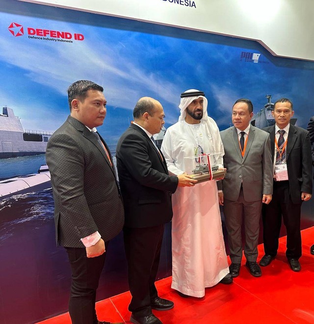International Defence Exhibition (IDEX) dan Naval Defence Exhibition (NAVDEX) 2023 di Abu Dhabi. Dok: KBRI Abu Dhabi.